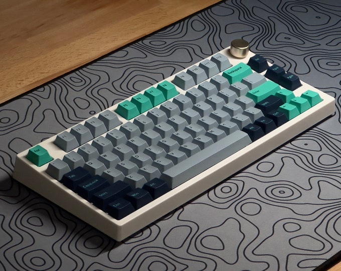 Custom 75 mechanical keyboard with hand lubed switches ready to ship
