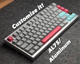 Customize Your Own Yunzii AL75 || 75% Custom Mechanical Keyboard with Hand-Lubed Linear, Tactile & Clicky switches and Custom Keycap Sets