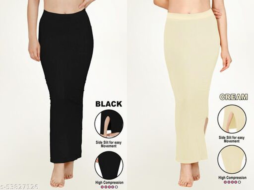 2 PCS Women and Girl Stretchable Slim Fit Saree Shapewear -  Israel