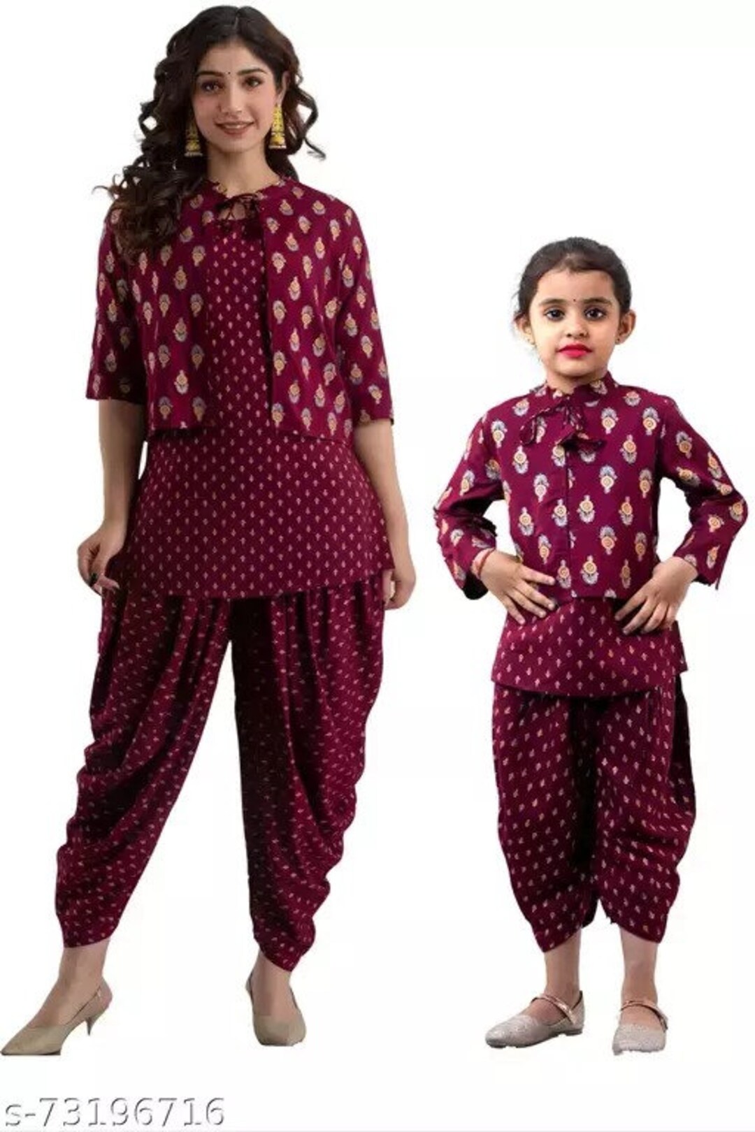Mother and Daughter Combo Dress Suit Salwar Gift for Daughter Etsy
