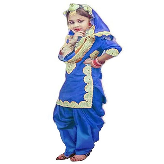Baby Girl Punjabi Salwar Kameez Embroidery Work Readymade Party Wear Patiala  Suit Punjabi Indian Outfit for Girls - Etsy