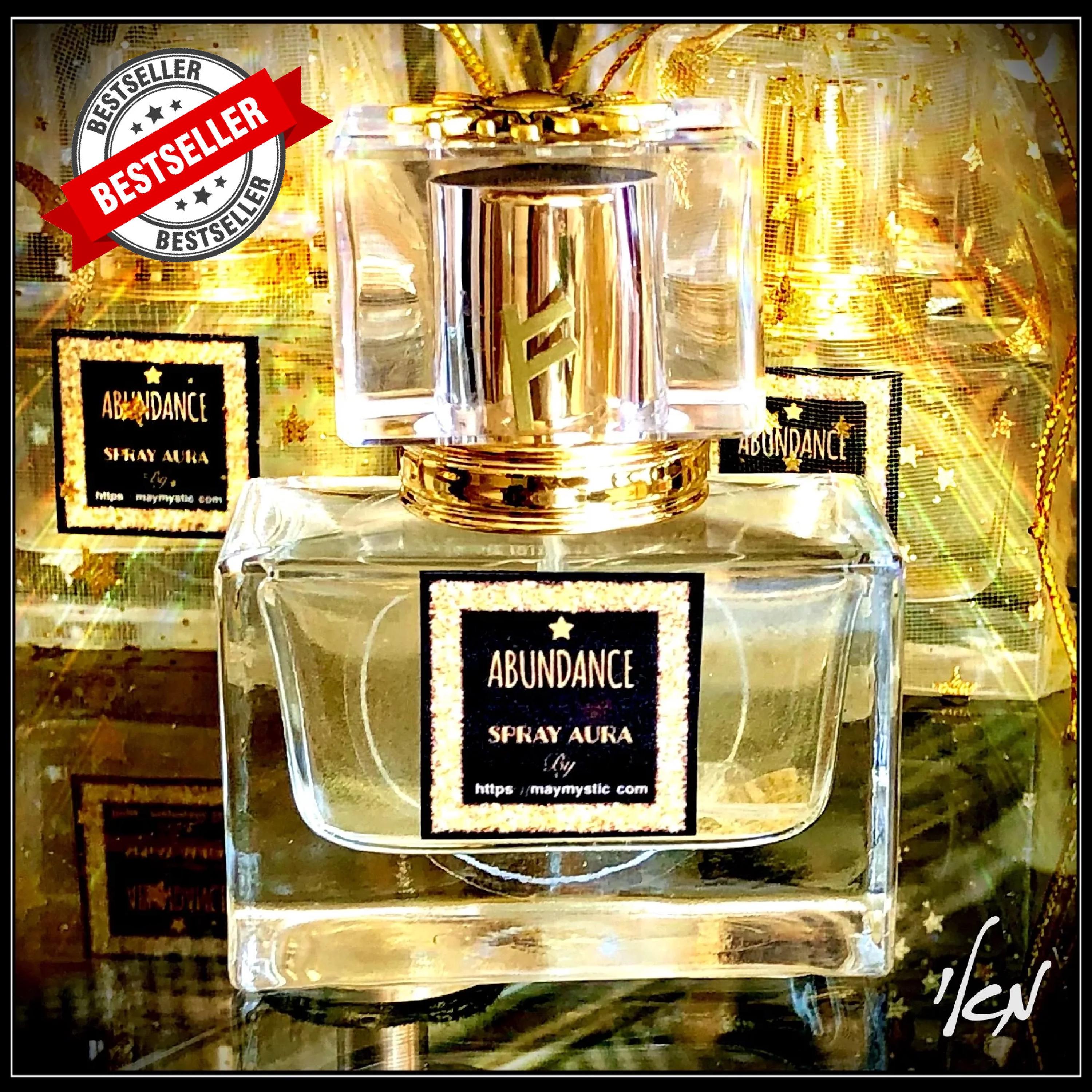 Aura spray abondance fréquence rune fehu parfum porte-bonheur