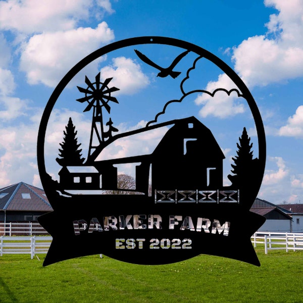 Metal Farm Art Etsy