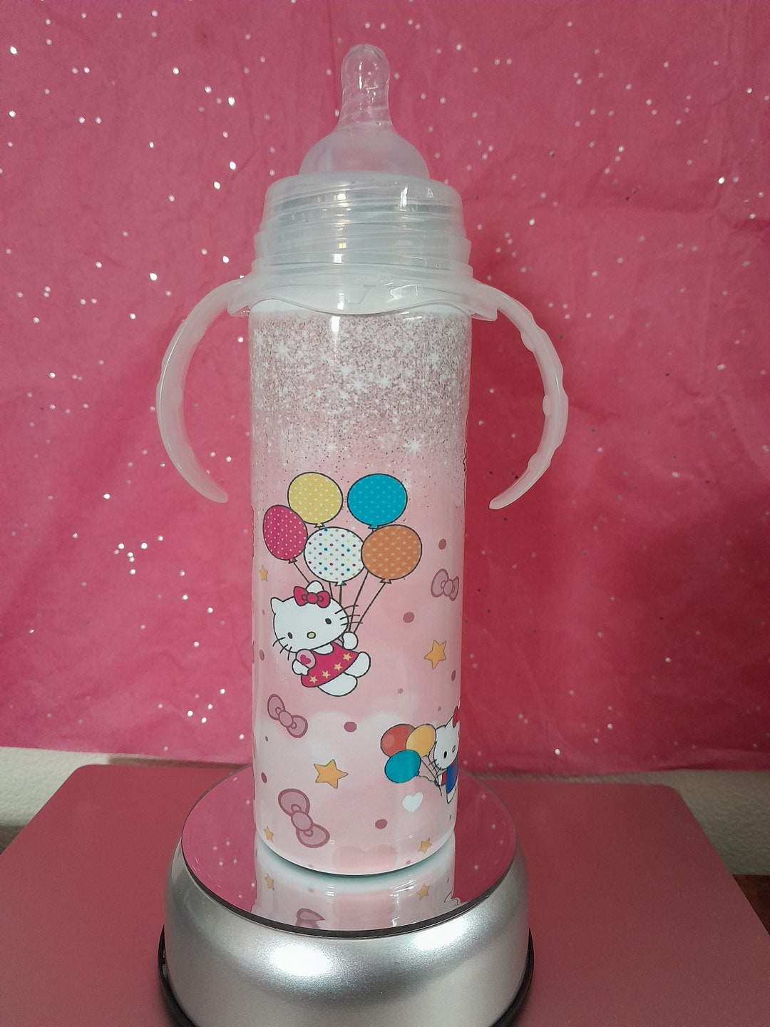 Hello Kitty Baby Bottle Etsy