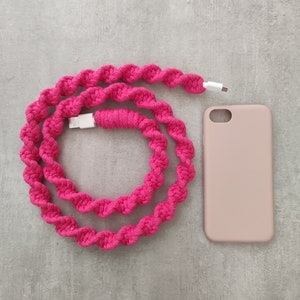 Cable USB de macramé, 1 m de longitud.