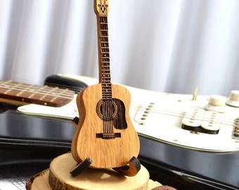 Boîte à Médiators en Bois Personnalisée | Idée Cadeau Musicien