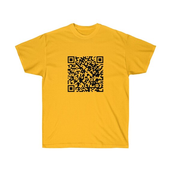 Rick Roll Your Friends! QR code that links to Rick Astley’s “Never Gonna  Give You Up”  music video | Essential T-Shirt