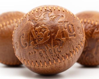Lot De 3 Balles De Jonglage En Cuir Fait Main - 6,3 Cm, 100 G - Allemagne