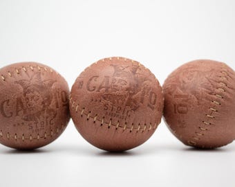Balles De Jonglage Cuir Véritable – Fait Main, Artisanat Allemand, Jeu Unique