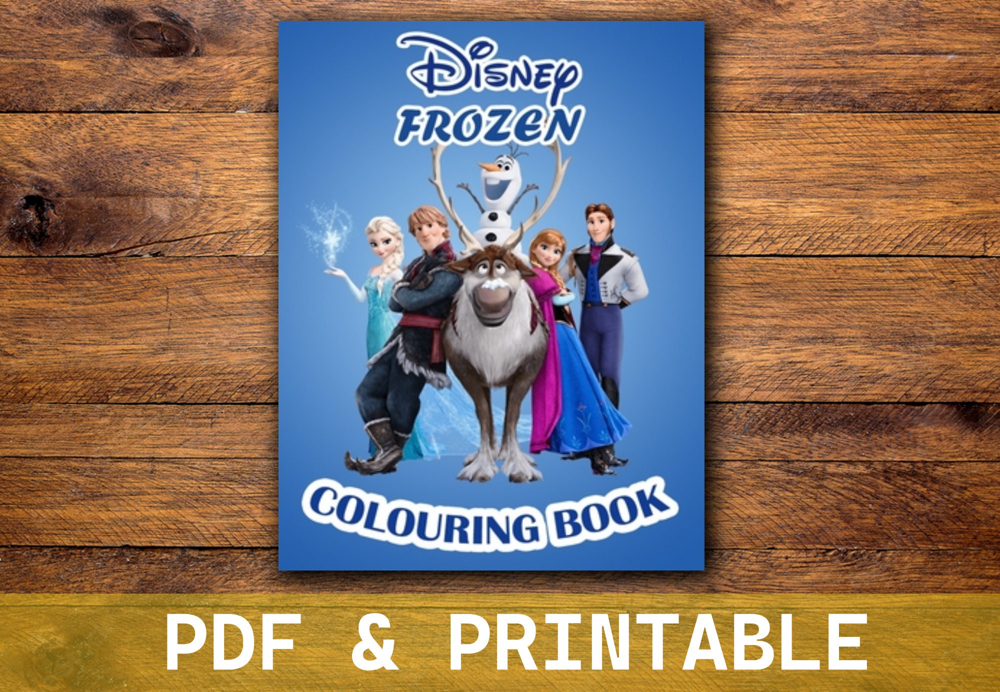 Frozen Elsa Coloring Book for Kids 21 Pages 