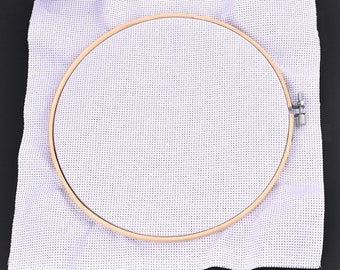 10pcs/Set 10-30cm Wooden Embroidery Hoops Frame Set Bamboo Embroidery Hoop Rings For DIY Cross Stitch