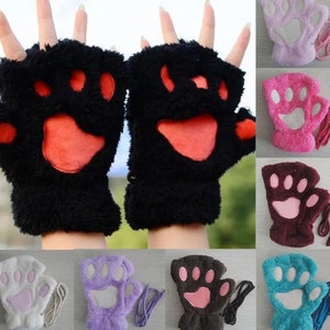 Women Gloves, Stylish Hand Warmer Winter Gloves, Women Arm Crochet, Knitting Half finger Mitten Warm Fingerless Gloves mitts zdjęcie 4