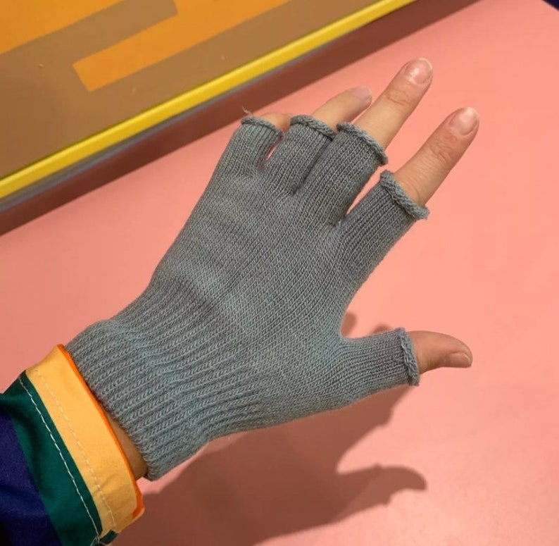 Women Gloves, Stylish Hand Warmer Winter Gloves, Women Arm Crochet, Knitting Half finger Mitten Warm Fingerless Gloves mitts image 10