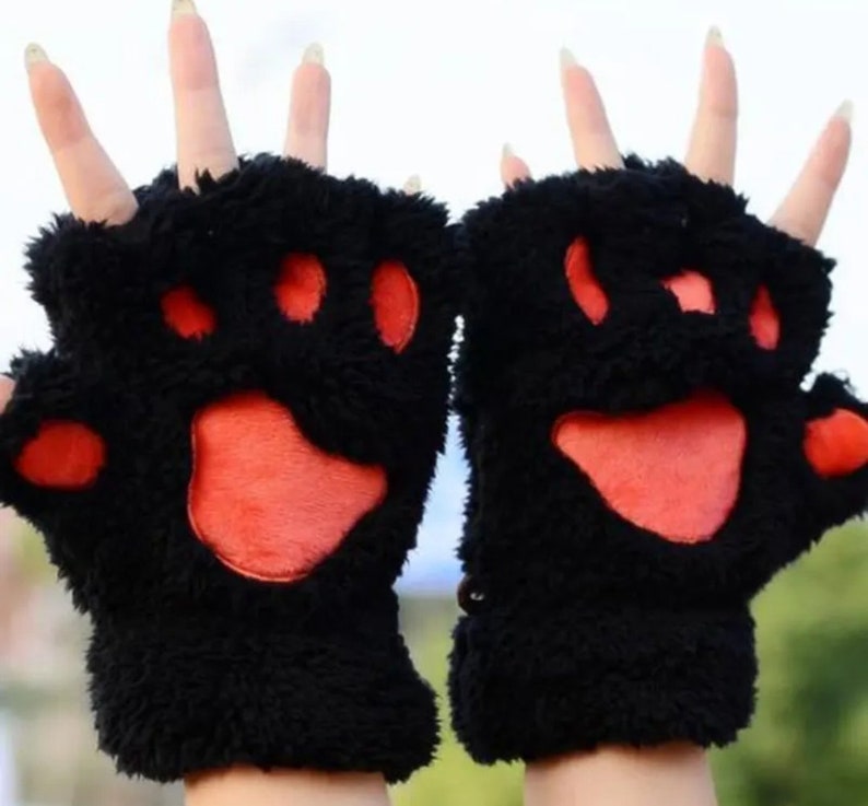Women Gloves, Stylish Hand Warmer Winter Gloves, Women Arm Crochet, Knitting Half finger Mitten Warm Fingerless Gloves mitts zdjęcie 6