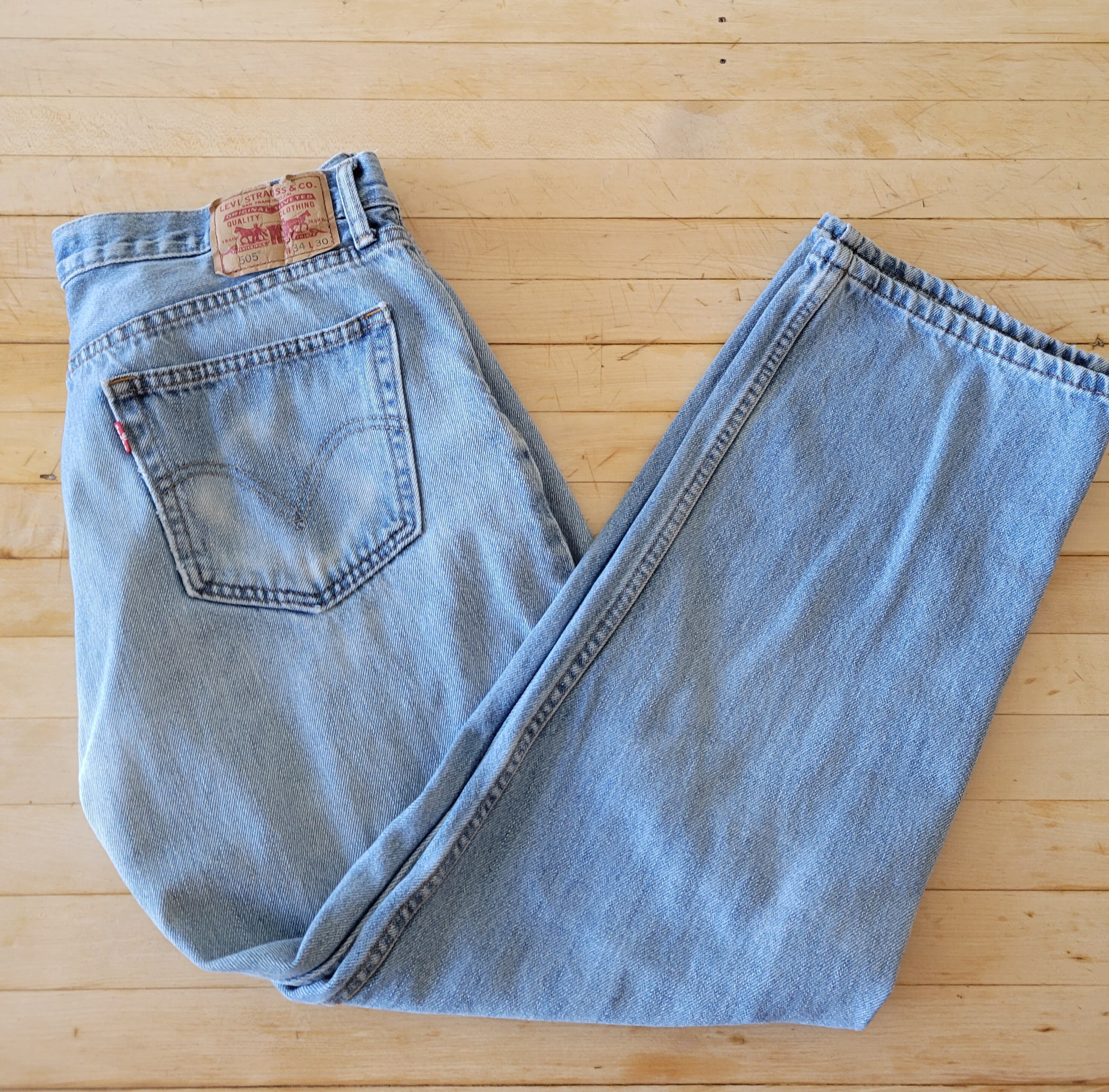 Levis Light Wash 501 - Etsy Canada