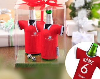 Apto para los fans del Liverpool -  Camiseta personalizada, enfriador de botellas, ventilador artículo regalo personalizable idea regalo