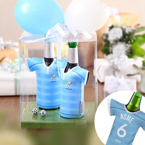 Suitable for Lazio fans - Personalized jersey bottle cooler, fan article personalizable gift man gift idea birthday, fan merchandise