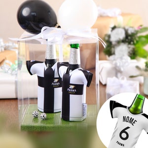 Suitable for Parma fans - Personalized jersey bottle cooler, fan article personalizable gift man gift idea birthday, fan merchandise