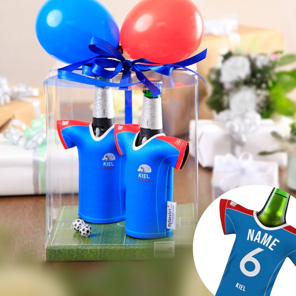 Mein Kiel-Trikotkühler – Personalisiertes Trikot passend für Holstein Kiel-Fans, Geschenk für Männer,Geschenkidee für Männer, Geburtstag