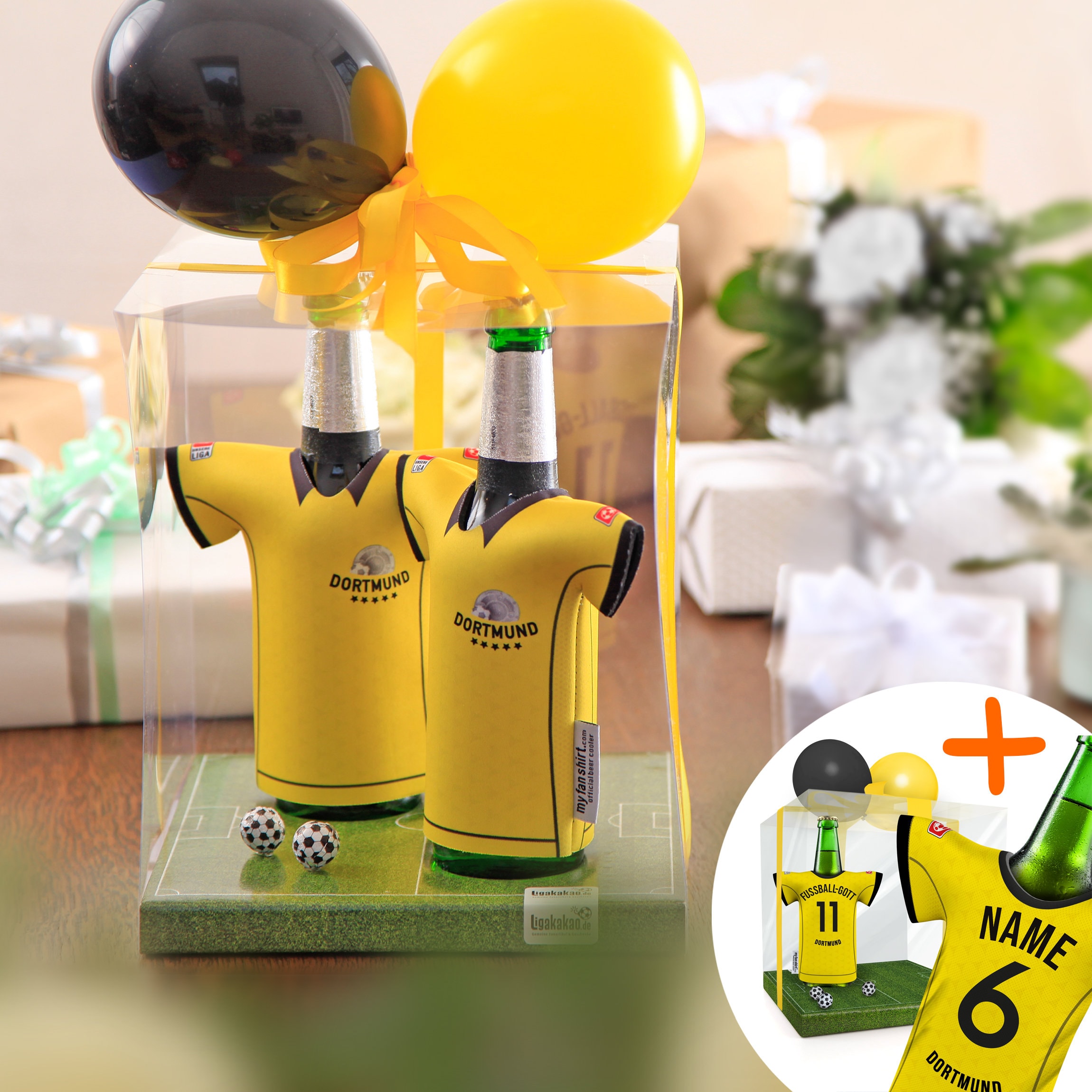 Personalisiertes BVB Tischset – Dortmund Fanartikel Mit Namen & Nummer, Geschenk Für Fans