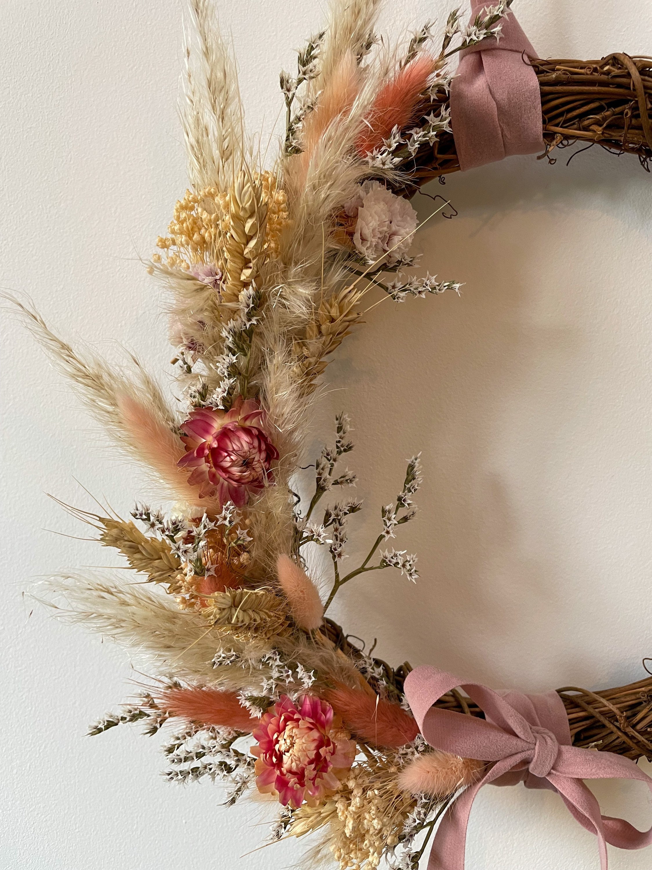 DIY Dried Flower Wreath Making Kit Sustainable Home Decor Etsy