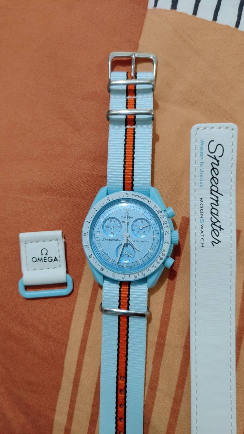 Omega X Swatch Mission to Uranus Brand New Nato Strap Etsy