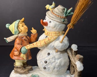 Goebel   『Stormy Weather』 Vintage 1950's Goebel Hummel Figurine – “stormy Weather” #71 TMK-2