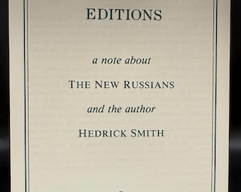 Signed First Edition: The New Russians - Easton Press Leather-Bound Book