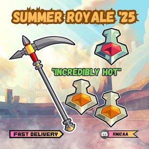 Toybox Scythe + 2x ESports V5 + ESports V6 Colors + Green In-game Title | Summer Royal Pack | PREORDER | Global (no iOS) | Brawlhalla Codes