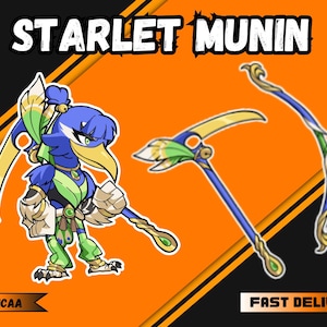 Brawlhalla Codes | Starlet Munin | 1 Skin + 2 Weapon skins | Delivery within 24h | Global (no iOS)