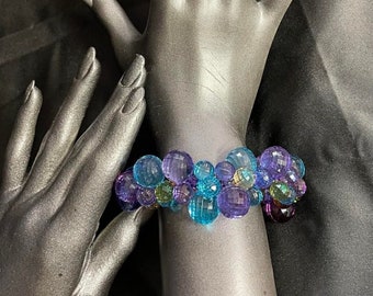 Faceted Bead Multicolor Bracelet