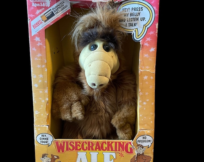 RARE HTF Talking Alf Plush in Original Box Etsy