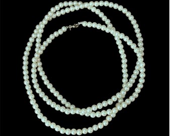 Vintage Avon 60 ”Kunstperlenstrang mit Hallmark baumeln