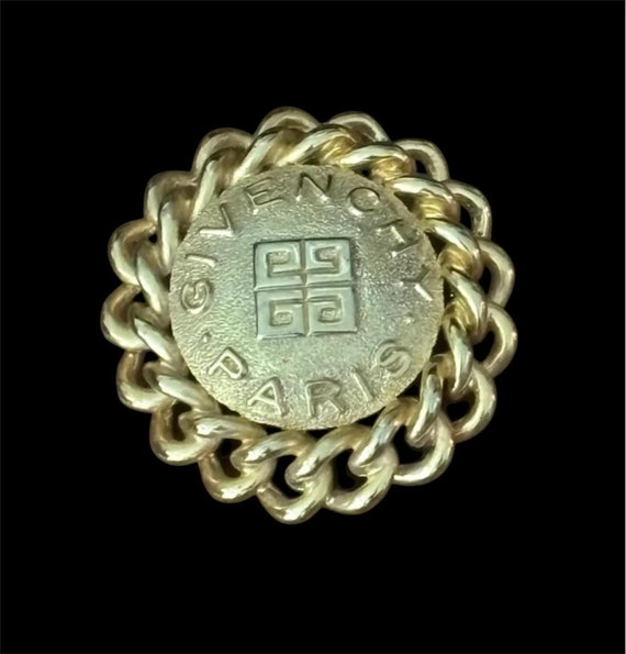 RARE!!! 1980s Givenchy Logo Brooch - Etsy display picture 1
