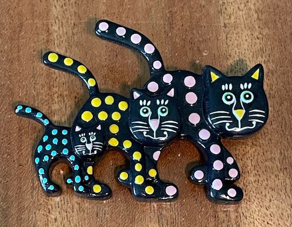 Purrfect Pieces Brooch by Kelly Graham and Matchi… - image 3