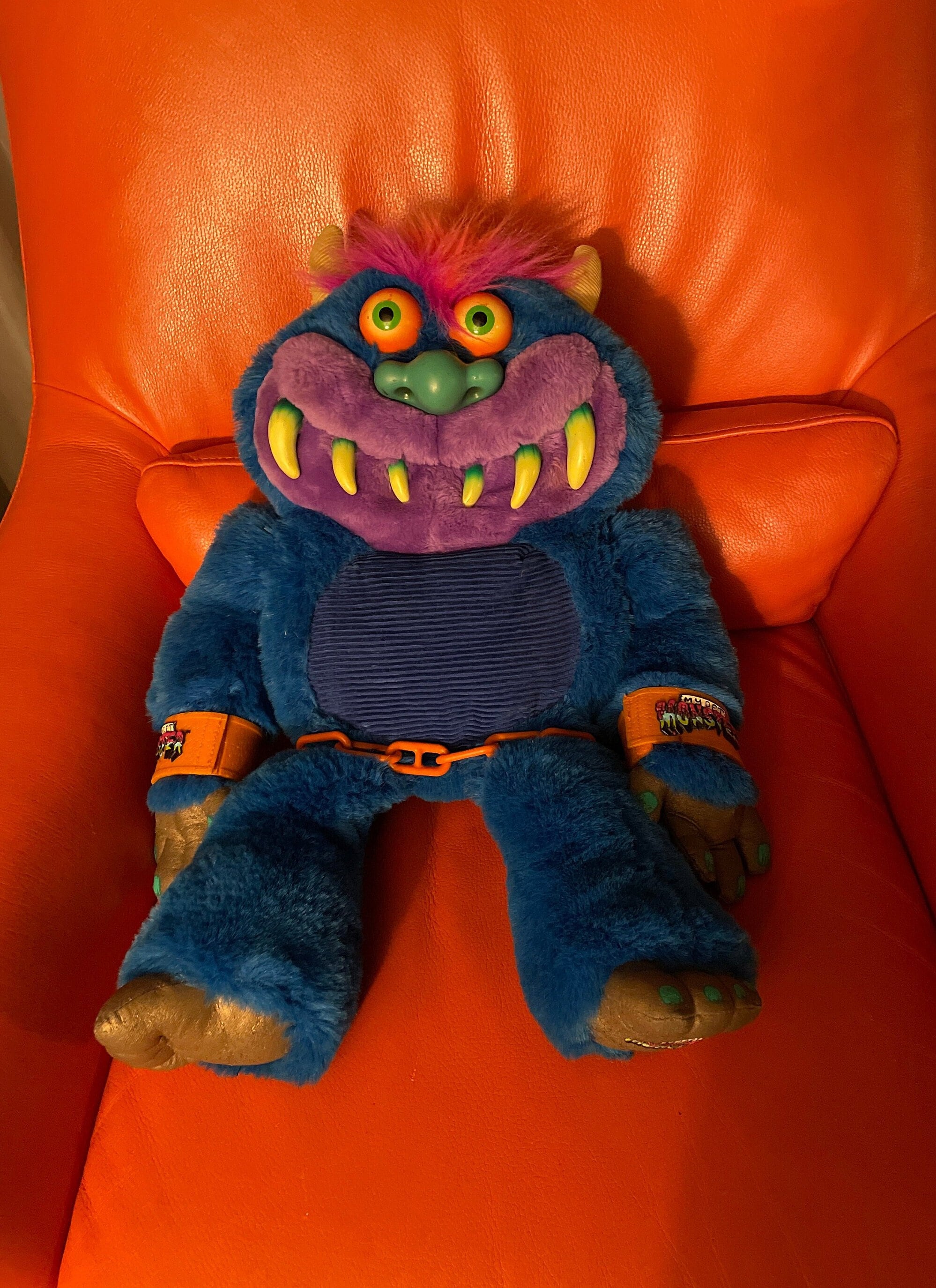 80s Toy Monster With Handcuffs