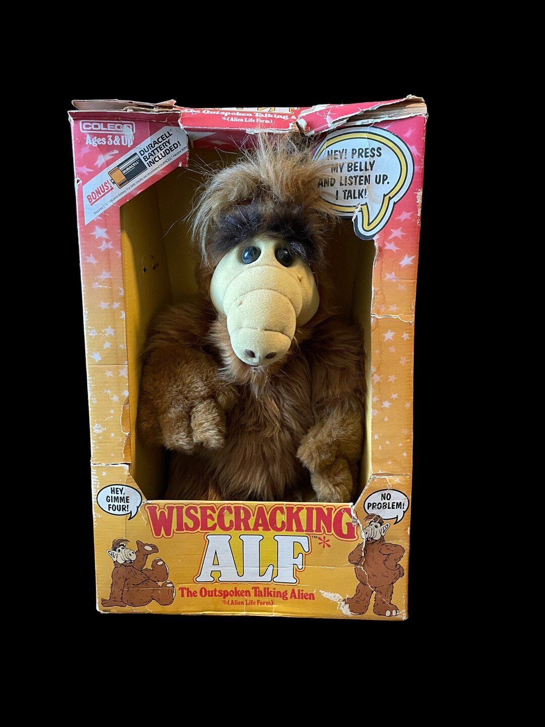 RARE HTF Talking Alf Plush in Original Box Etsy