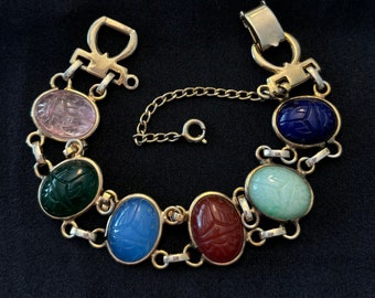 Vintage Skarabäus Armband