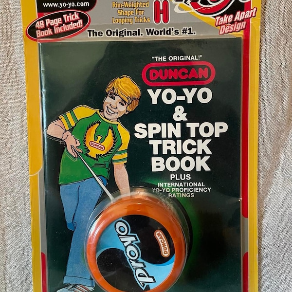 Vintage Duncan Proyo with Trick Guidebook in Original Packaging - Never Used