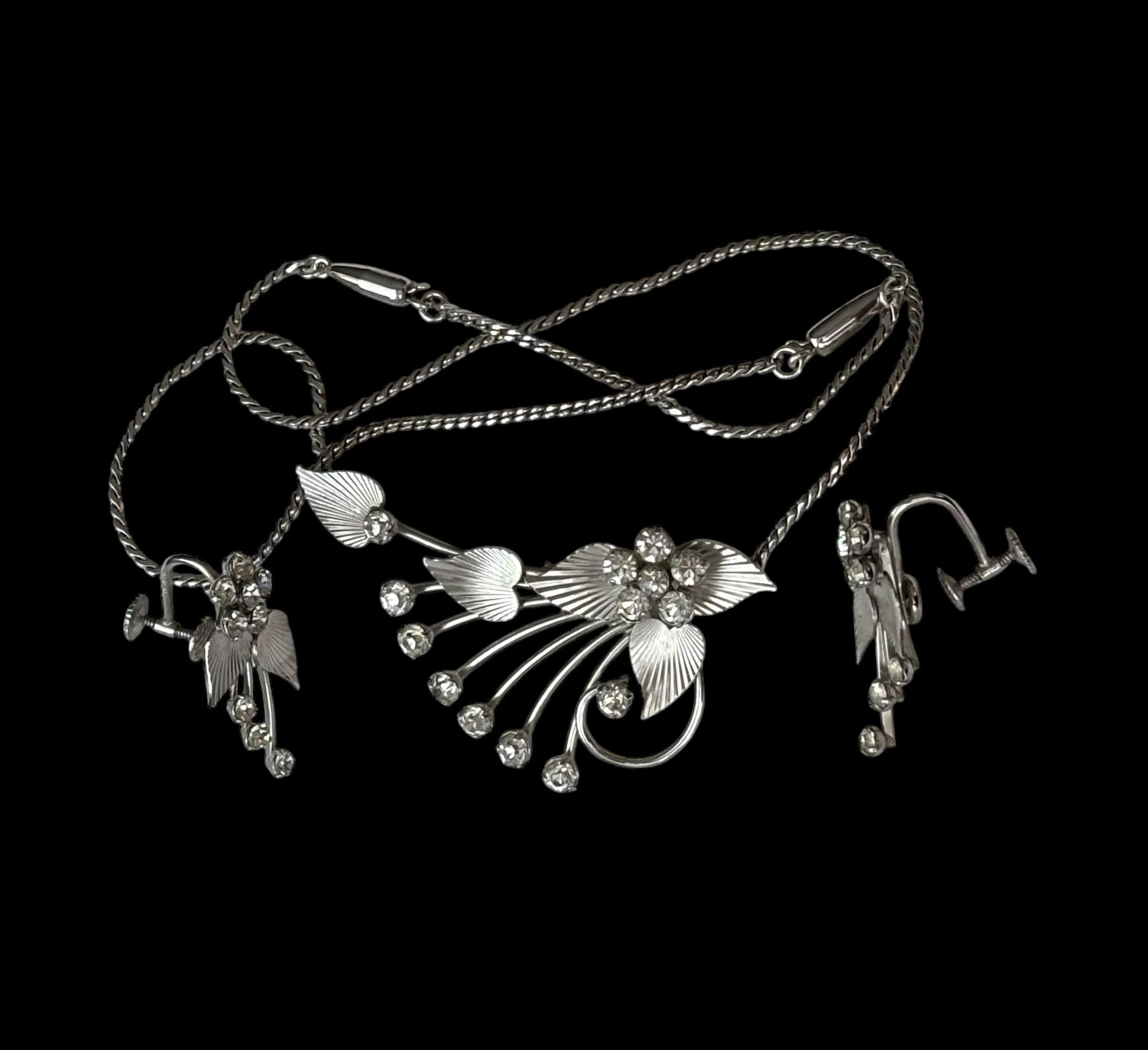 Collier Plaqué Or Jaune Art Déco - Chaine Krementz Avec Pendentif - GK 19x28mm - Occasion