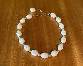 Trifari Textured Bead Choker