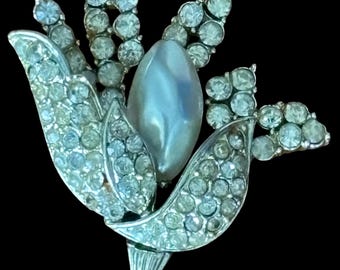 1940s Signed Coro Statement Brooch