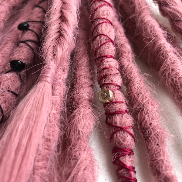 Pink Hair Extensions Etsy