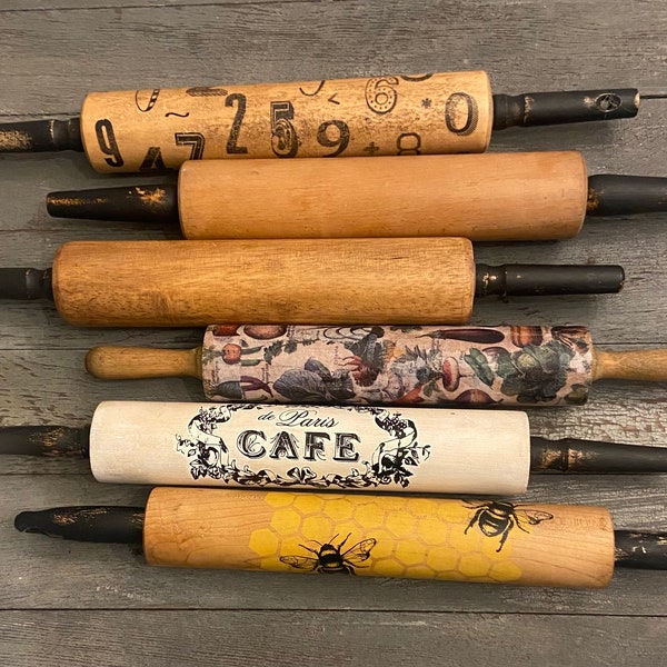 Vintage Styled Decorative Rolling Pins