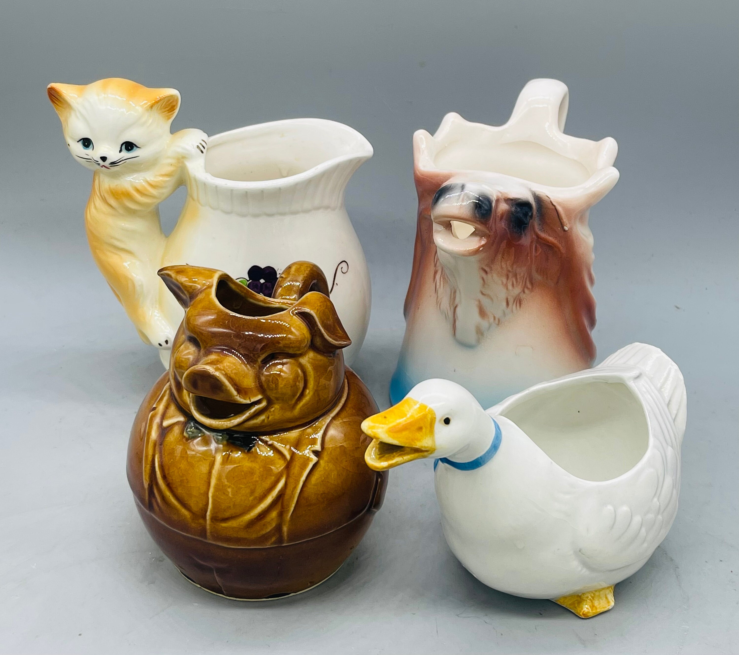 Ceramic White Ram - Etsy