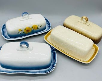 Mikasa Butter Dishes From Stone Manor, Whole Wheat, Country Club and Any Sold Individually