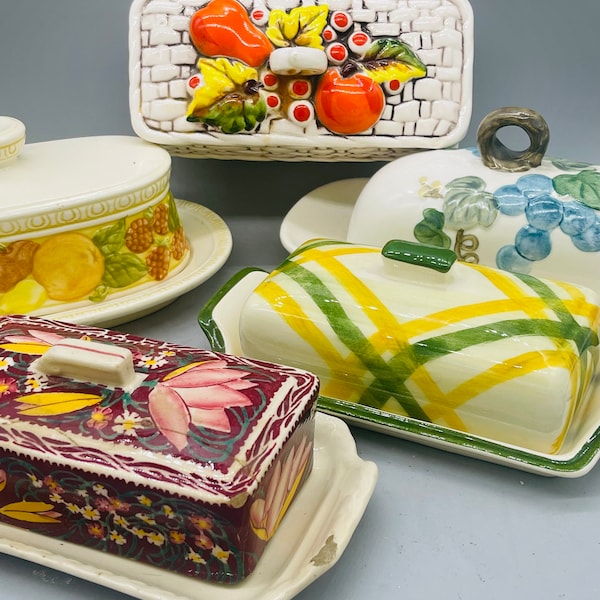 Vintage Butter Dishes Sold Individually