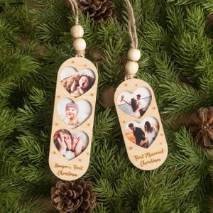 Custom Family Photo Ornament, Ornament Christmas, Picture Ornament, 2024 Christmas Ornaments, Xmas Gift for Family R48