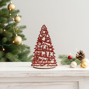 Nativity Christmas Tree, Christmas Decor, Nativity Art, Christmas Gifts, Wooden Nativity, Christmas Art, Nativity Scenes, Rustic Xmas R53 image 12