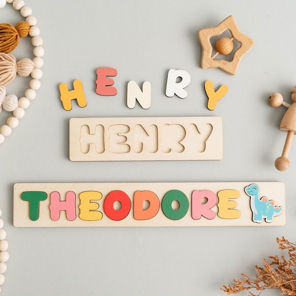 Wooden Name Puzzle, Puzzle For Kids, Wooden Toys, Name Board, 1st Birthday Gift, Custom Name Puzzle, Toddler Toys, Baby Girl And Boy R13